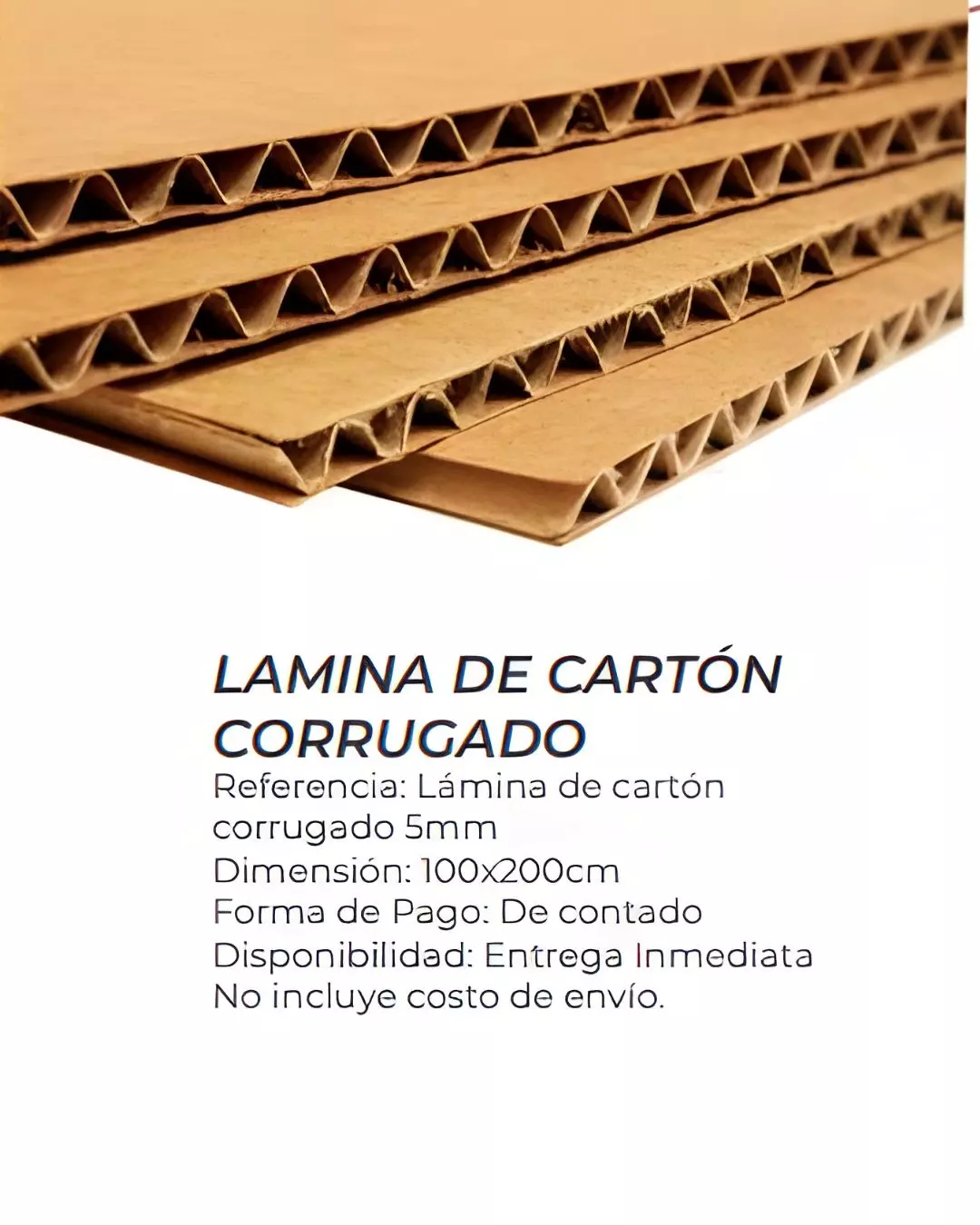 Lamina De Carton Corrugado
