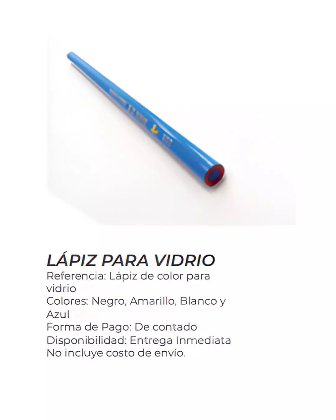 Lapiz Para Vidrio